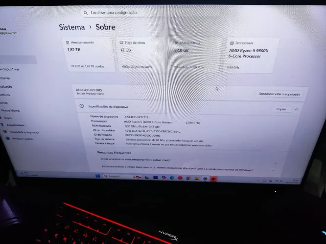 Vendo Pc para jogos e trabalho