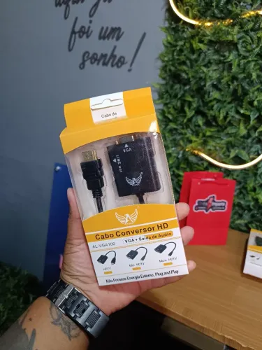 CABO DE CONVERSÃO VGA HDMI HD AL-VGA100
