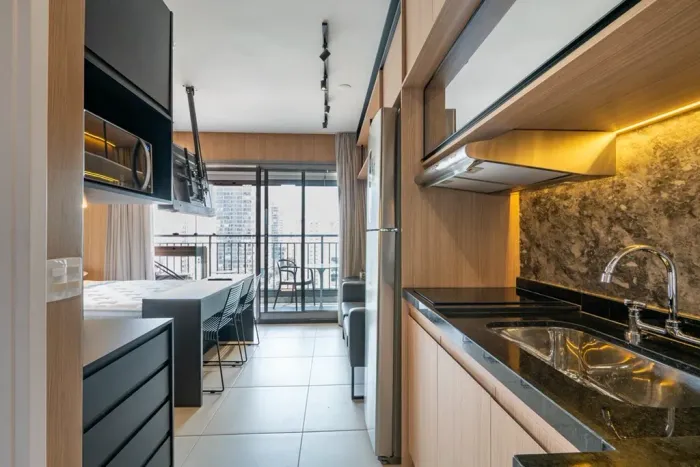 Studio à venda em São Paulo, Santo Amaro, com 1 quarto, 27m²