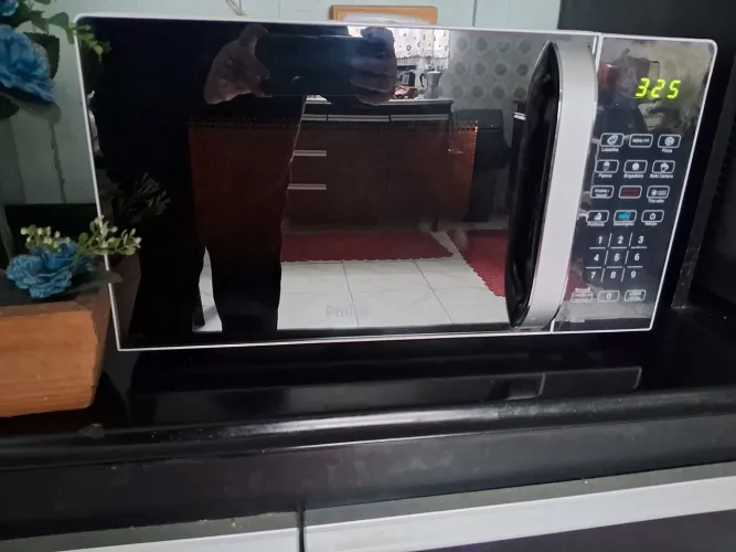 Microondas philco 20lts espelhado entrego testo