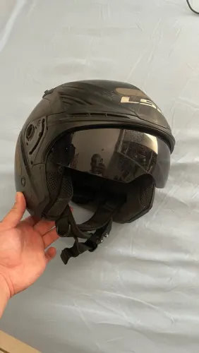 Capacete ls2 bishop número 58 sem viseira