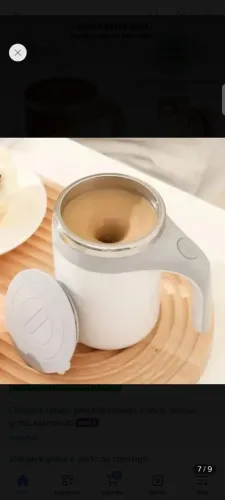 Caneca mixer elétrica a pilha