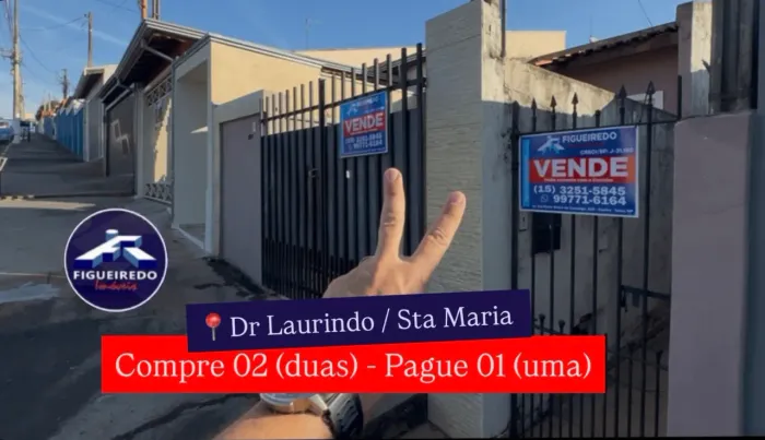 Imóvel com duas casas  Excelente opção para investir no Parque Santa Maria em Tatuí Interi