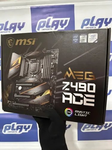 Placa-mãe MSI MEG Z490 ACE Intel LGA 1200 DDR4 ATX Wi-Fi 6 Nova Com Garantia 