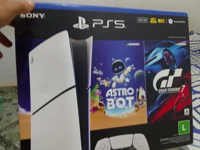 Ps5 vai com 2 jogos e controle novo 
