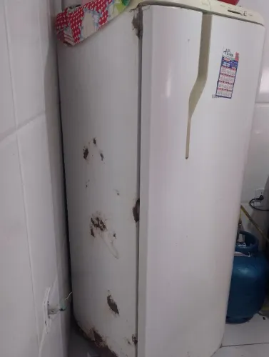 Estou doando essa geladeira ainda funcionando!