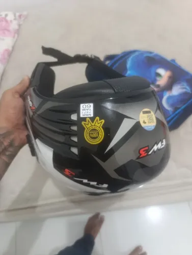 Vendo capacete FW3 novo óculo interno!