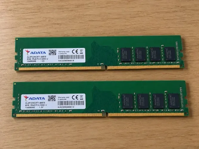 Kit Memória RAM ADATA 16GB (2x8GB) DDR4 3200MHz