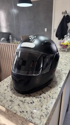 CAPACETE ROBOCOP ZARREF 3 - PRETO FOSCO