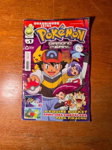 Pokémon Diamond and Pearl - Quadrinhos Extra - RARIDADE DOS ANOS 2000 P/ COLECIONADORES