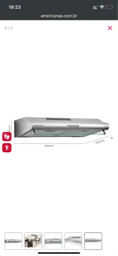 Depurador de ar inox