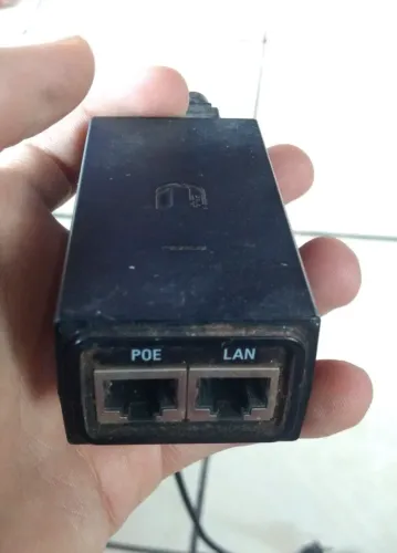 Fonte Injetor Poe Ubiquiti 24v