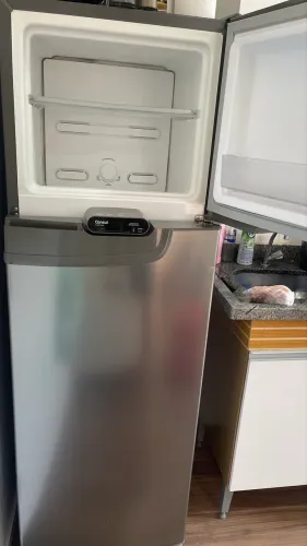 Geladeira inox frostfree duplex