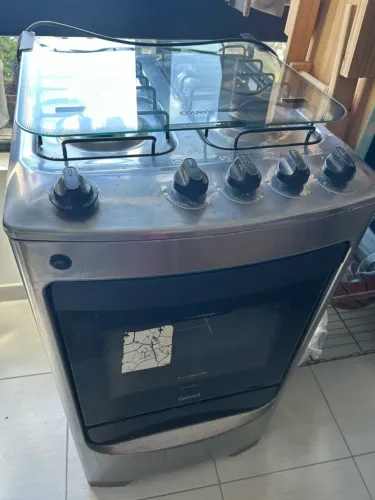 Fogão inox 4 bocas