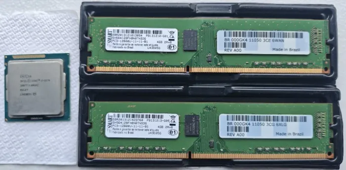 Kit i5 3570 + 8GBG(4+4) de memória RAM DDR3 1600MHz Smart