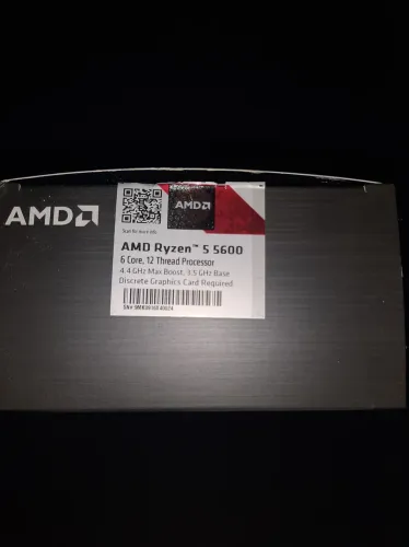 Processador ryzen 5 5600 6c/12t am4