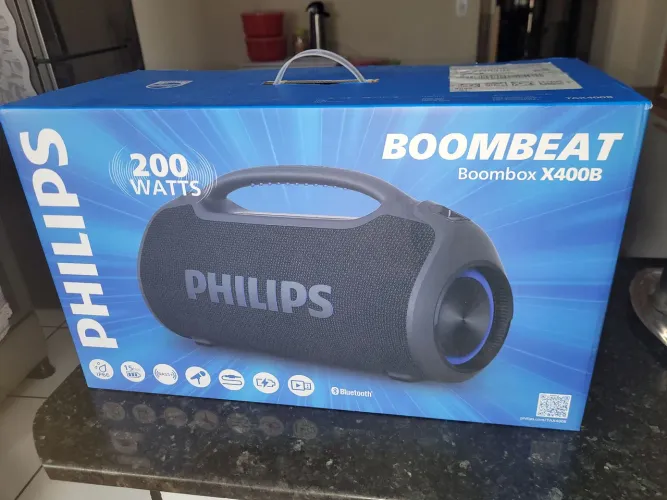 BOOMBOX PHILIPS BOOMBEAT 200W (NOVA LACRADA)