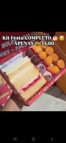 Kit de festa 35 a caixinha 