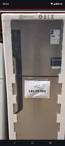 Geladeira Eletrolux inox 
