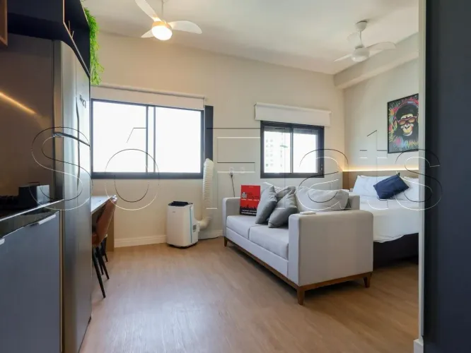 Studio Viva Benx Pinheiros, apartamento disponível para locação com 24m² e 1 dormitório.