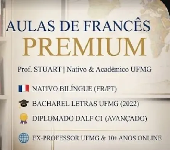 Aulas de Francês Premium (Delf/Dalf, TCF, Conversação, Fonética e Gramática)