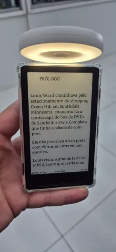 Xteink x4 com capinha, luz e estojo