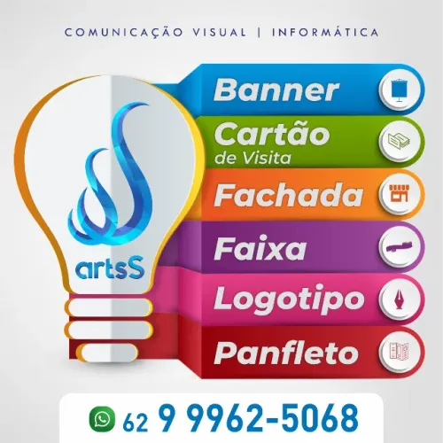 artsS Plotagem e Fachadas - Adesivos, Banner's, Plotagem, Envelopamento e +.