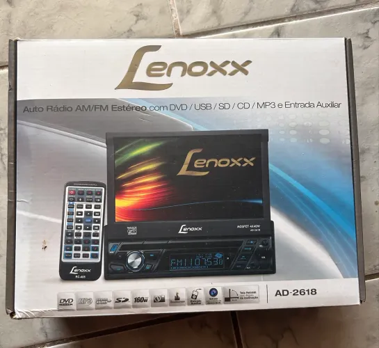 DVD automotivo lenoxx lacrado