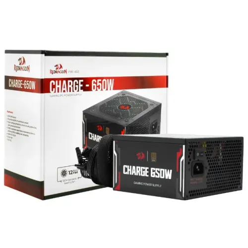 FONTE ATX REDRAGON FRC-650 - 650W / 80 PLUS BRONZE