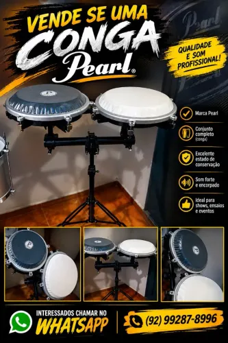 Vende se uma conga pearl