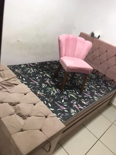 Combo cama casal + baú + cabeceira