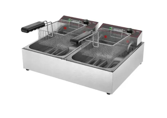 Fritadeira Elétrica 2 Cubas METALCUBAS