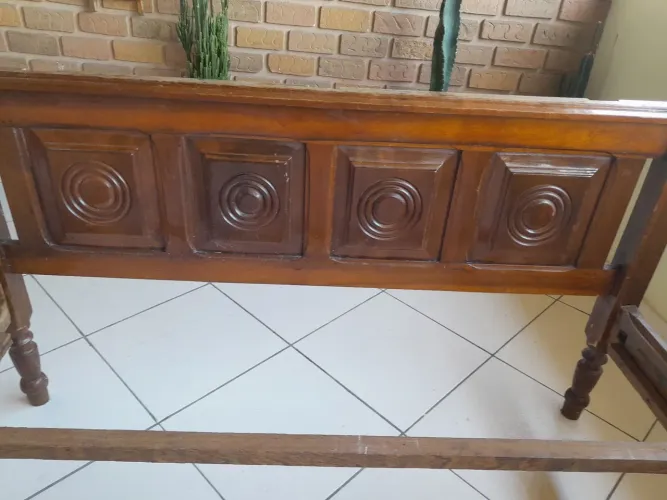 Cama casal madeira
