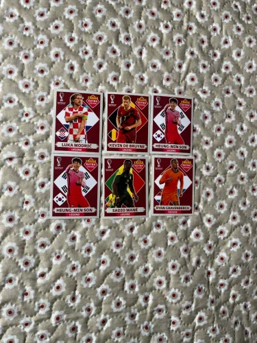 Figurinhas Legends da Copa de 2022 extra sticker