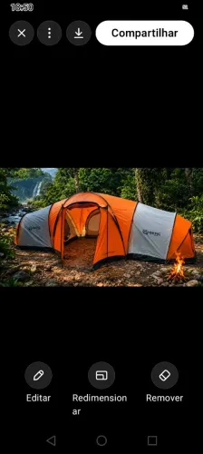 Barraca camping