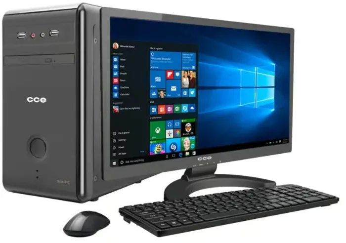 Computador CCE MP43L - Intel Celeron, Monitor 15.6", 4GB, HD 500GB, DVD-RW, Windows 10
