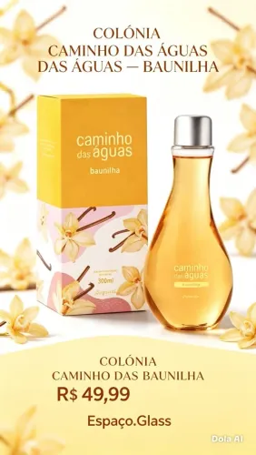 Desodorante colônia refrescante Baunilha JEQUITI 300 ml