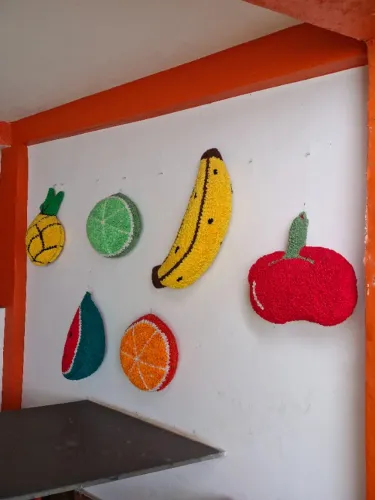 Almofadas Frutas de Enfeite de Pelúcia