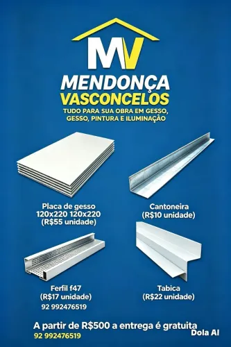 Material pra forro em gesso