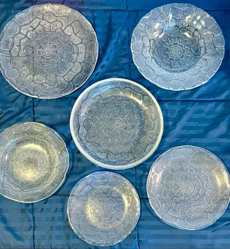 CRISTAL CAMBI - Conjunto de Jantar/Servir completo