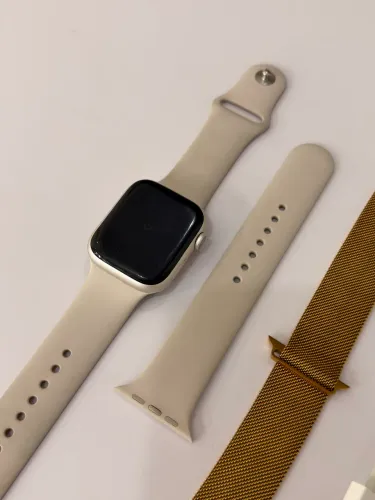 Apple Watch Series 7 GPS + Cellular 45 mm alumínio 32 GB, bateria 81% com carregador