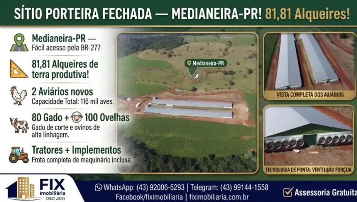 ? INVESTIMENTO PRONTO ? MEDIANEIRA-PR!