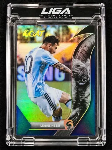 Card de Futebol - Lionel Messi GOAT FansMall Numerado /91 - 03/91