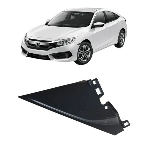 Moldura Interna Retrovisor Direito Honda Civic G10 2017 2021 Preto