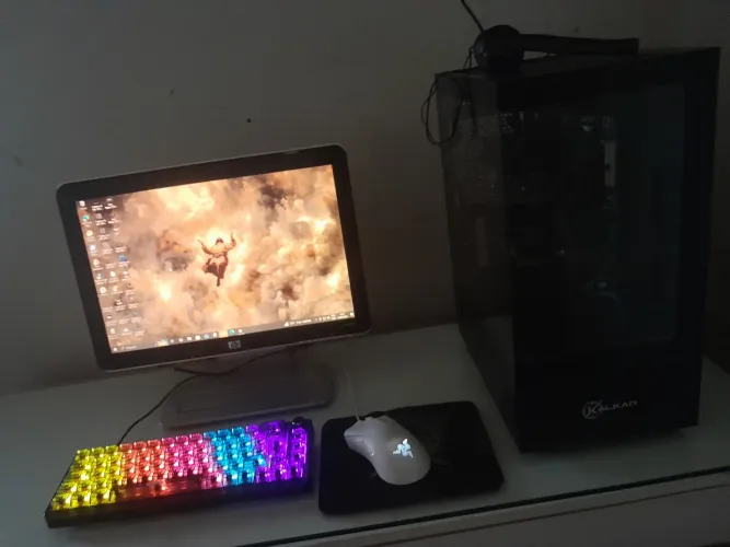 Pc gamer completo i7 6700 + rx 550 4gb 