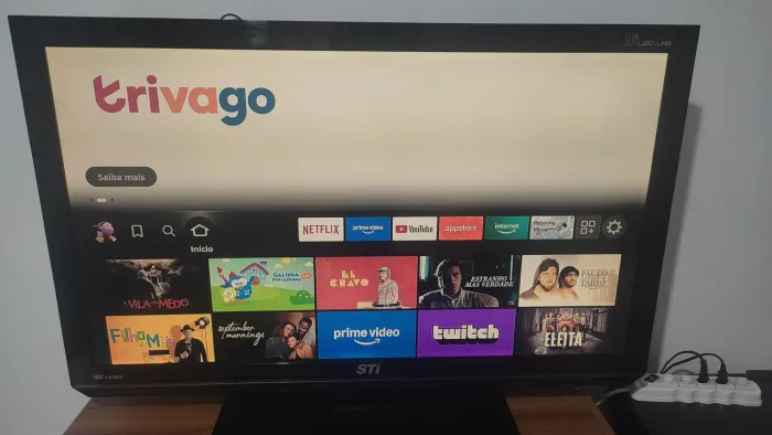 TV 40" STi Slim LED Full HD + Amazon Fire TV Stick (Netflix, YouTube, Prime)