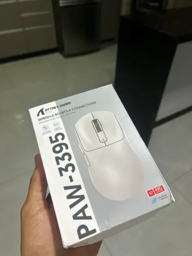 Mouse Attack Shark X3 Sem Fio NOVO Lacrado Gamer 26.000 DPI BARATO