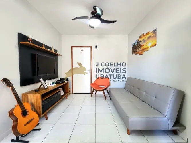 Apartamento com 2 dormitórios com piscina à venda no Ipiranguinha, Ubatuba/SP