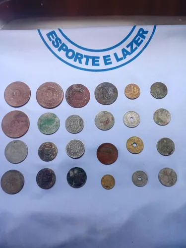 Moedas colecionáveis.