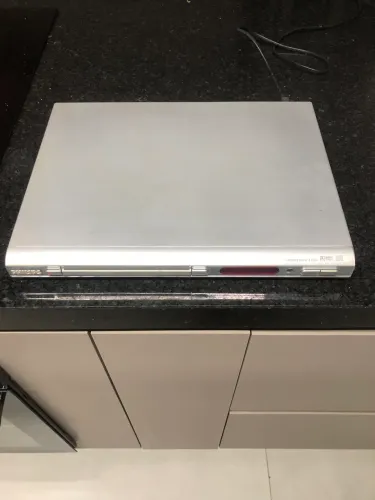 DVD Player Philips Progressive Scan Slim Prata - Muito Conservado
